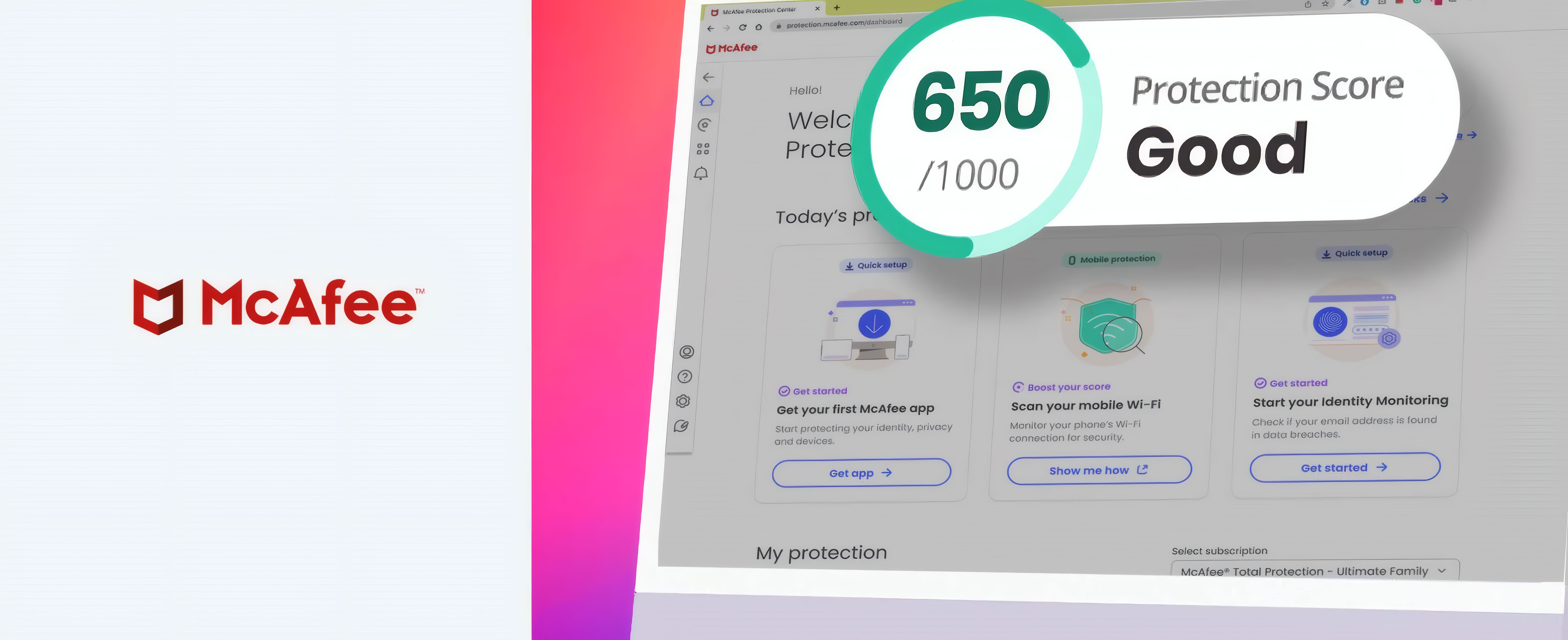 McAfee Protection Score
